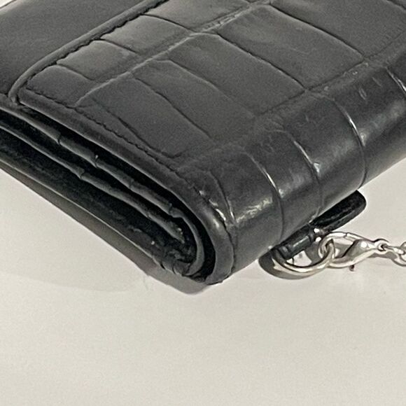 Brighton Leather Crossbody Wallet on Chain Black Small - Picture 13 of 13